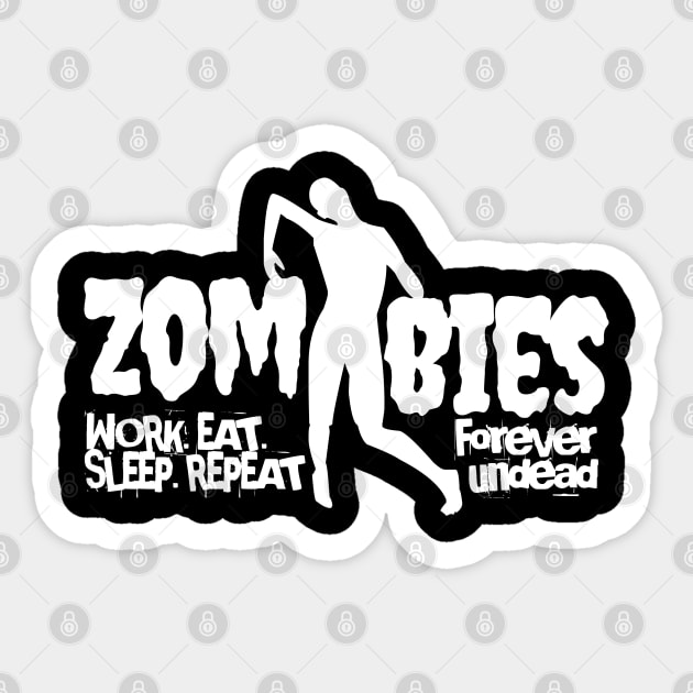 ZOMBIES Sticker by Fabrik